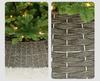 Woven Rattan Christmas Tree Skirt & Base Decoration