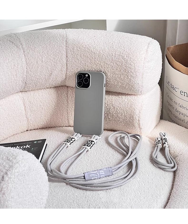 Apple 15 iPhone 14 Pro Max Crossbody Strap Case - Premium Niche Protective Cover