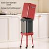 Zuozhou Household Press-Top Trash Can with Wheels