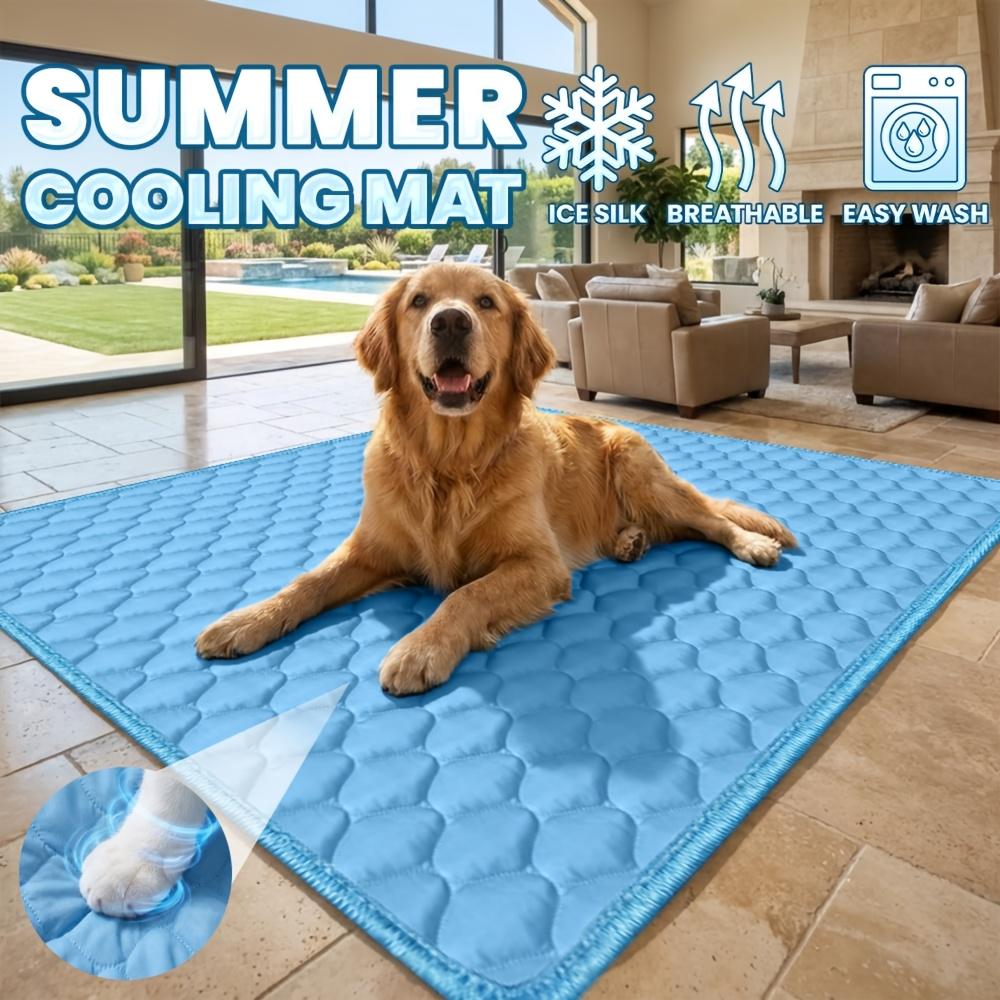Pet Cooling Mat Breathable Gel Pad for Dogs and Cats Washable Soft Summer Sleeping Mat for Indoor and Outdoor Use
