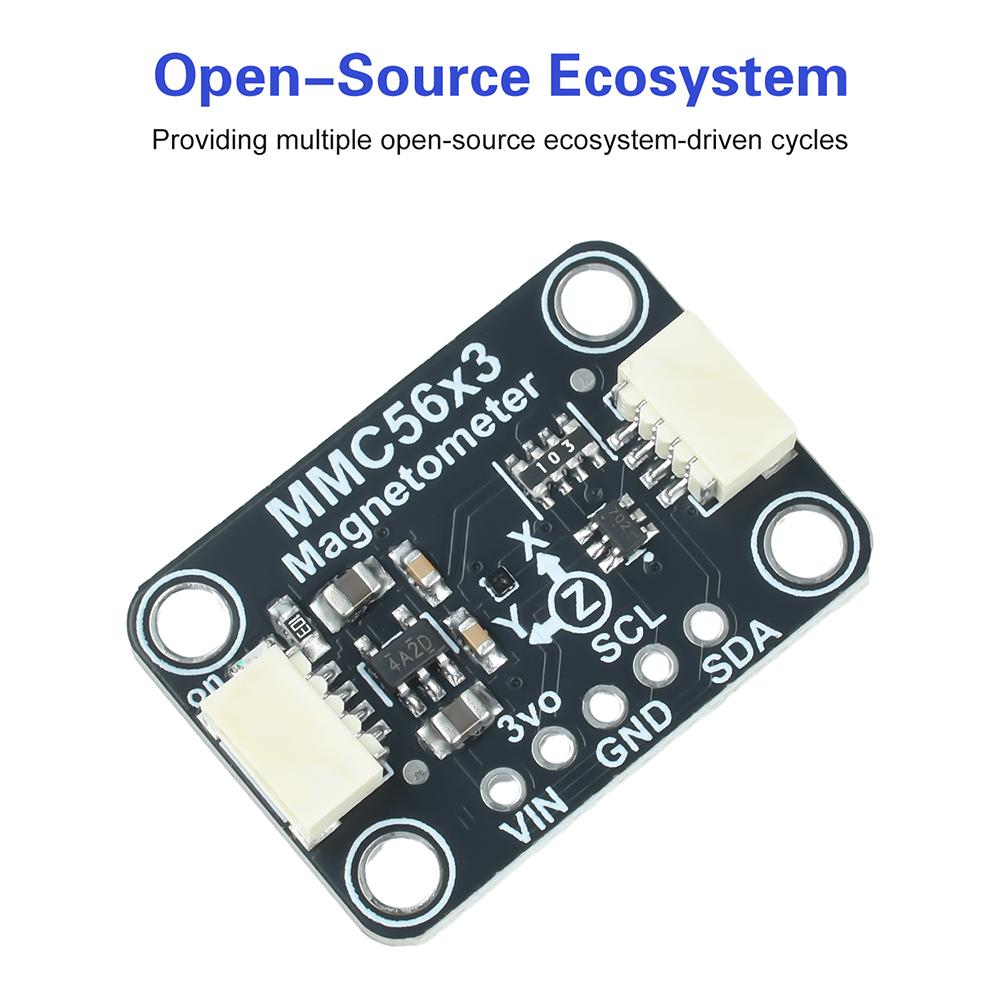 X,Y,Z 3 Axis Triple-Axis Magnetometer 20-bit Ultra-high resolution Compatible With STEMMA QT QWIIC MMC56X3 for arduino 2.2V-3.6V