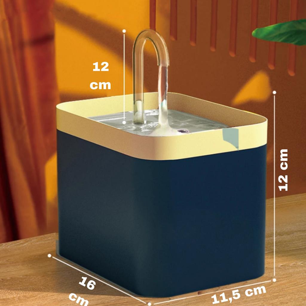 Automatische Trinkbrunnen Schale für Katzen und Hunde, marineblau, 1500 ml, PetJet