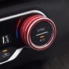 4Pcs/Set Red Air Conditioning Switch Knob Cover Trim For Nissan Teana Altima   Aluminum Alloy Car Interior Accessories