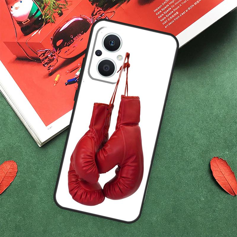 Boxing Gloves Case For OPPO Reno 13F 14F 12F 11F 12 11 10 14 Pro 8T 8 Lite OPPO Find X9 X8 X6 X5 Pro Cover