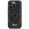 Guess Guhcp15Lpsqsqsk Iphone 15 Pro 6.1 Czarny/Black Hardcase Quilted Metal Logo