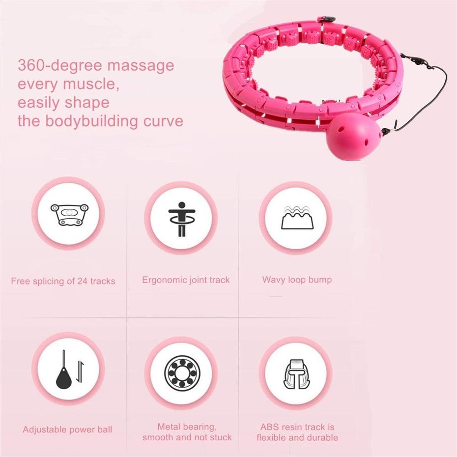 Sport Hoop Smart Sport Hoop Adjustable Thin Waist Exercise Hoop Fitness Equipment Home Training