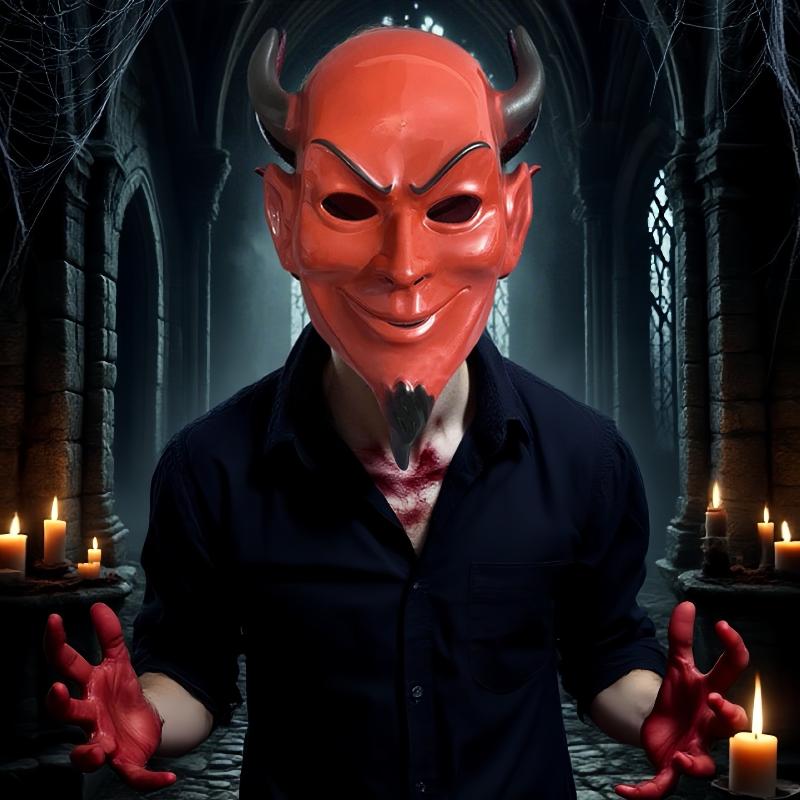 1 Stück Traditionelle Japanische Drama Maske Plastik Prajna Maske Japanische Samurai Maske Rote Tengu Maske Party Maskerade Cosplay Requisiten
