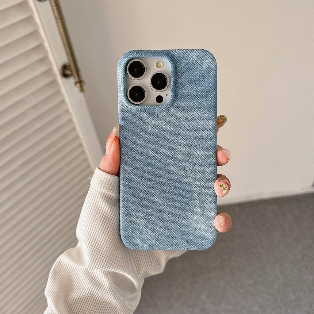 Denim Texture iPhone 17 Pro Max Case for Apple 16 Pro & Huawei P80