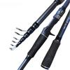 Carbon Telescopic Lure Rod Wholesale Straight Handle Lure Rod Fishing Rod Ultra-light Hard Fishing Rod Short Section Portable Telescopic Sea Rod