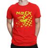 Pump Up T-Shirt Men N-Nofx Creative 100% Cotton Tees Crew Neck Short Sleeve T Shirts Printed Tops