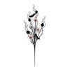 Halloween Decoration Artificial Flower Stem with Realistic Leaf Pinecones Bat Eyeballs for Halloween Table Centerpieces