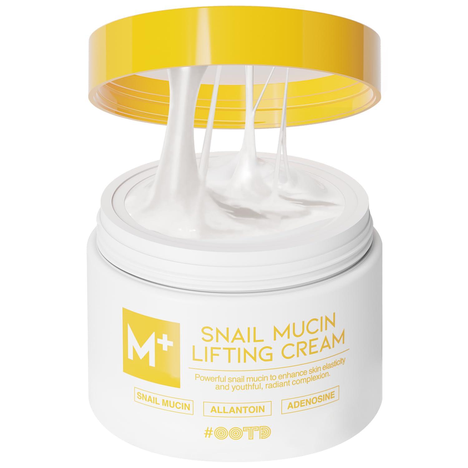 Snail Mucin Face Cream 100ml Highly Moisturizing Cream for Face and Neck For Smooth Skin Korean Skincare #OOTD – – Glowing, –