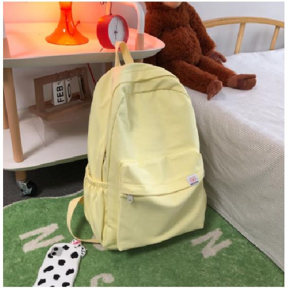 Cute Candy-colored Backpack High School Simple Large-capacity Backpack