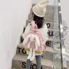 Cute Bunny Design Preschool Backpack Durable Soft Canvas Schoolbag For Kids Unisex