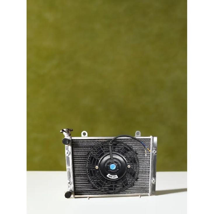 Aluminum ATV/UTV Radiator + Fans for Polaris Eanger 800 900 Replacement