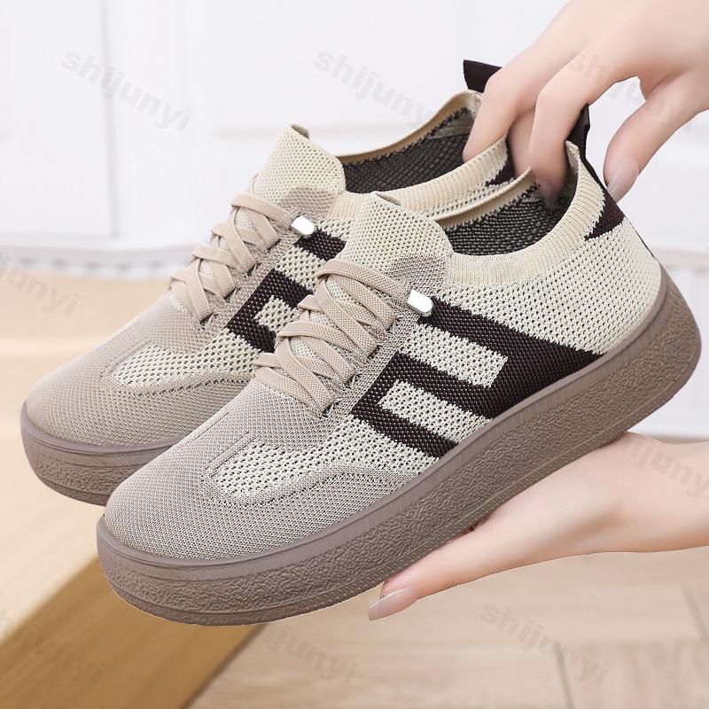 Women's Casual Shoes Spring Autumn New Breathable Mesh Comfortable Soft Sneaker Outdoor Lightweight Non-slip Versatile Shoes