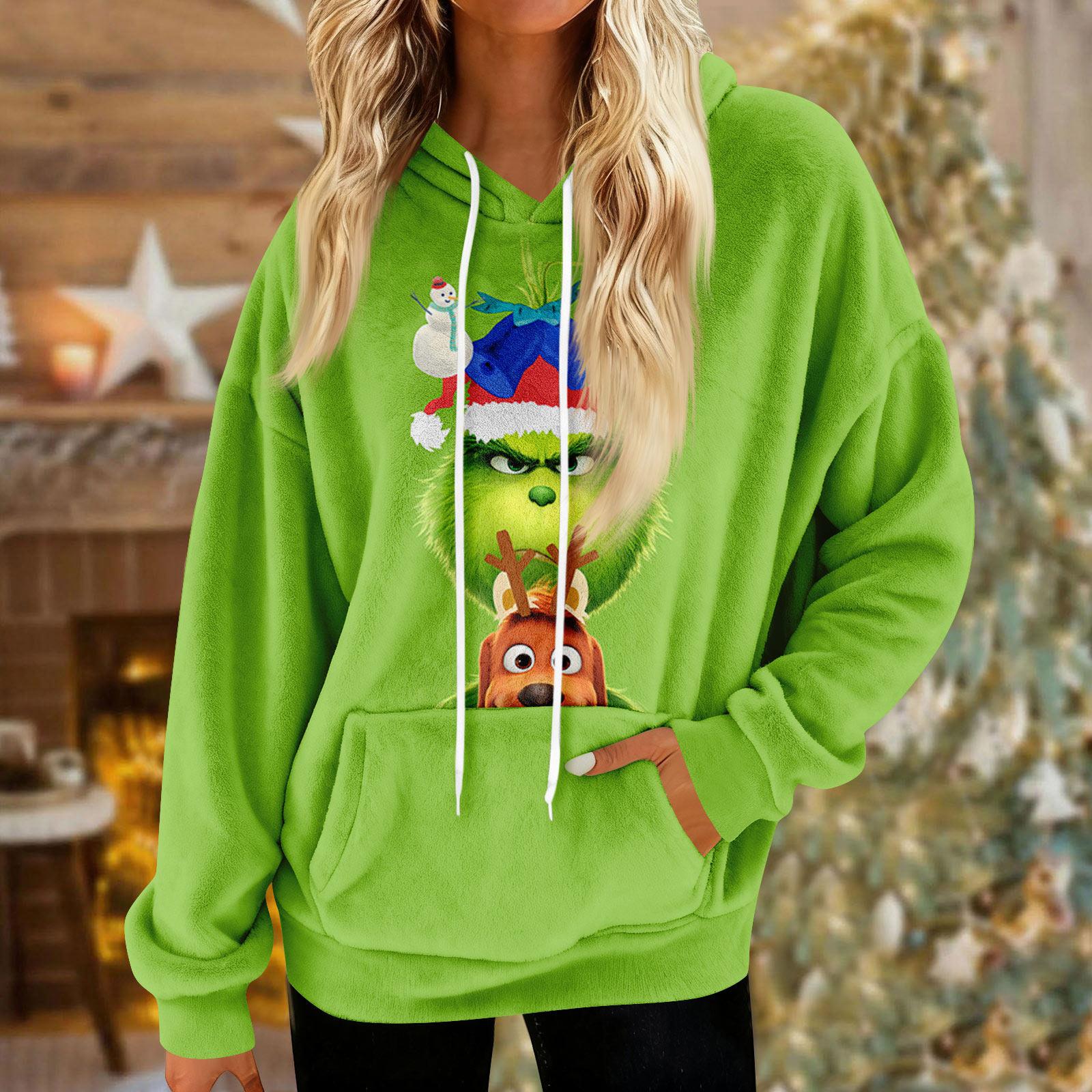 Hoodies For Women Oversized Winter Plush Cute Sweatshirts Pullover Trendy Fall Winter Clothes XL 3460₽