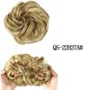 MISS WIG Straight Donut Chignon Hairpieces Synthetic Ombre Elastic Chignon Fluffy Messy Scrunchies Hair Bun for Women