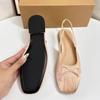 Mode Ballettstil Damen Flache Sandalen Sommer Marken Designer Süße Schmetterlingsknoten Slingbacks Draußen Tanz Mary Jane Schuhe für Dame