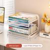 Desktop Book Organizer and Storage Rack