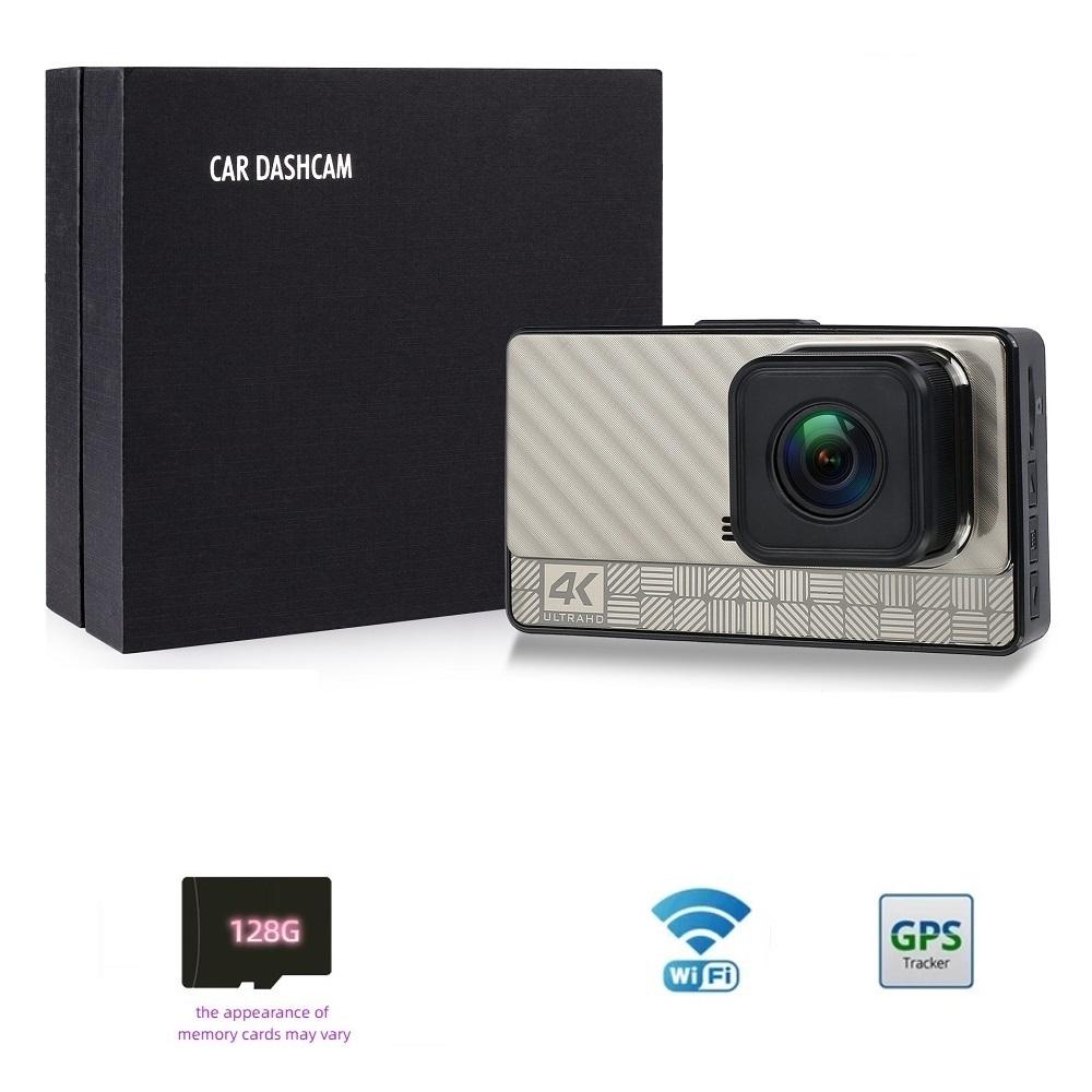 4K Ultra High Definition mit WiFi Mobile Internet ADAS BSD Front- und Heck-Dual-Recording-Fahrtenrekorder