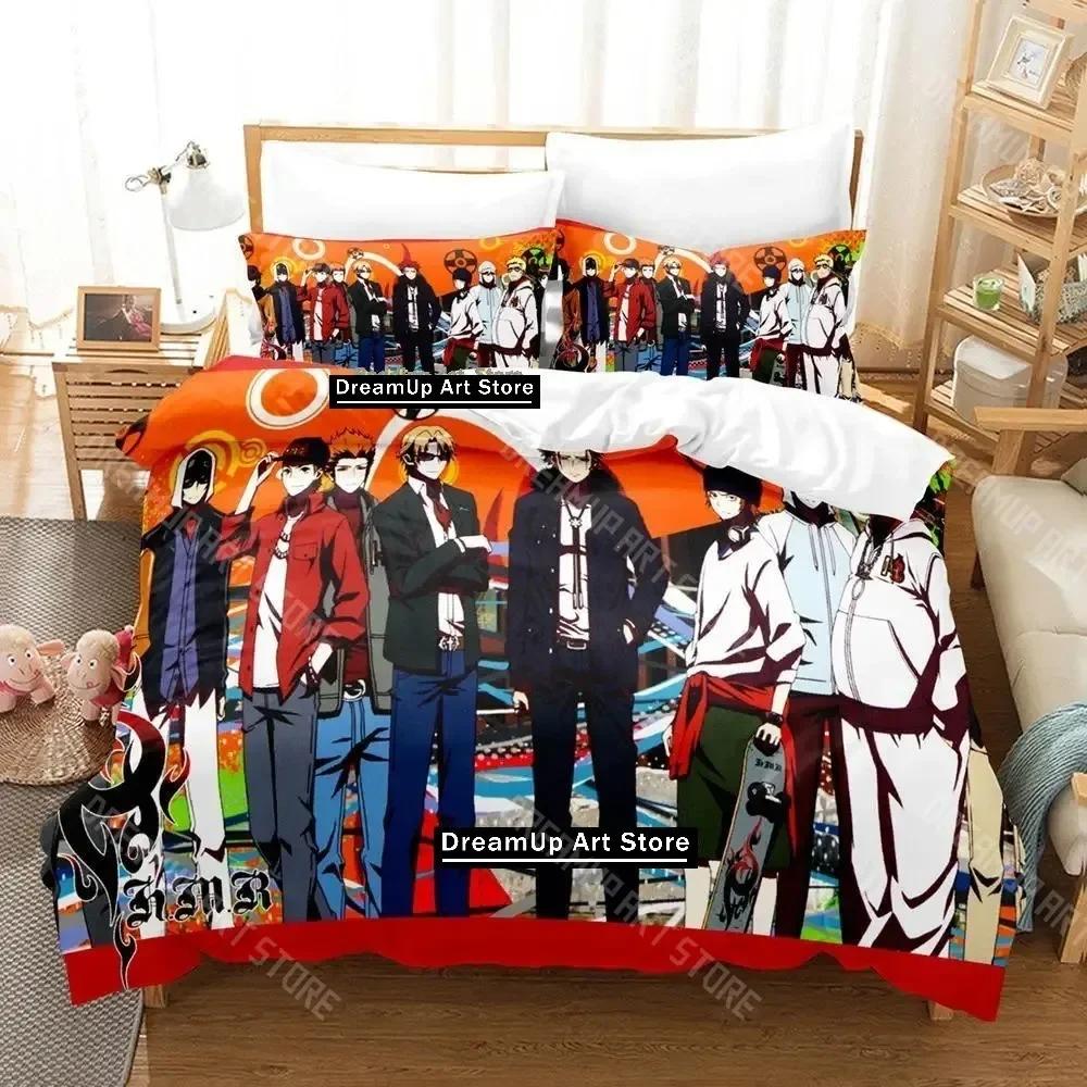 3D Print K Project Mikoto Suoh No Blood! No Bone! No Ash! Bedding Set Single Twin Full Queen King Size Bed Set Adult Kid Bedroom
