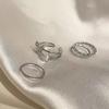 Super Immortal Butterfly Four-Piece Ring Female Personality Index Finger Ring Cold Wind Niche Design Ring