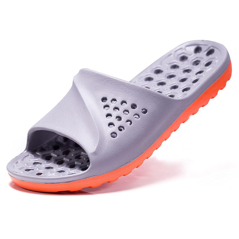 Bathroom Couple Leaking Slippers Men Slides Non-slip Summer Massage Flip Flops Indoor Slipper Man Sandals Beach Shoes Men