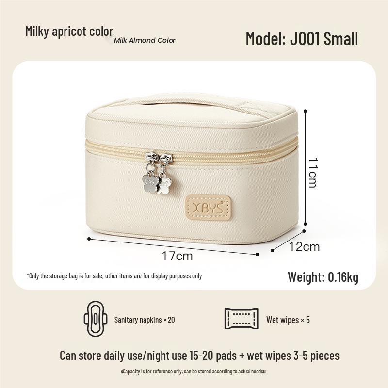 High-End Portable Menstrual Pad Bag – Large Capacity Travel Storage