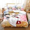 Anime The Helpful Fox Senko San Beding Set 3D Printed Suitable for Bedrom Soft Duvet Cover Set With Pilowcases Children Kids Home Textile