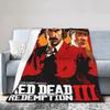 RDR Video Game Inspired Soft Warm Blanket for Bedding Throws Home Decor  Perfect for Autumn Kids and Fashionable Bedspread Use