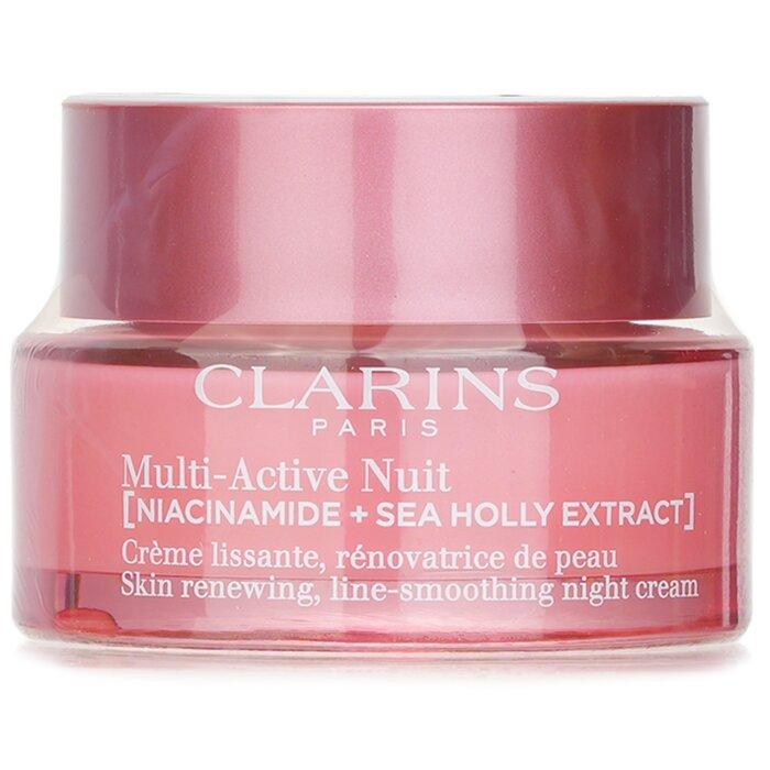 CLARINS Multi-Active Nut (Niacinamide + Sea Holly Extract) Skin Renewing Line - Smoothing Night Cream for all skin types
