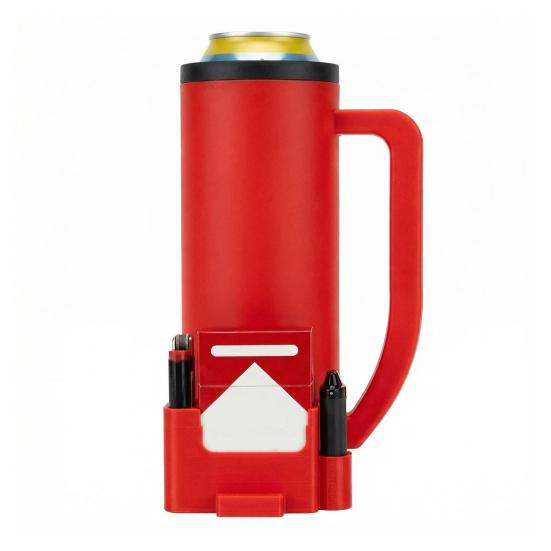 Tactical Double Can Cooler with Bottle Opener 12oz Insulated Beverage Holder for Beer Soda Portable Outdoor Drink Carrier for Camping Hiking BBQ