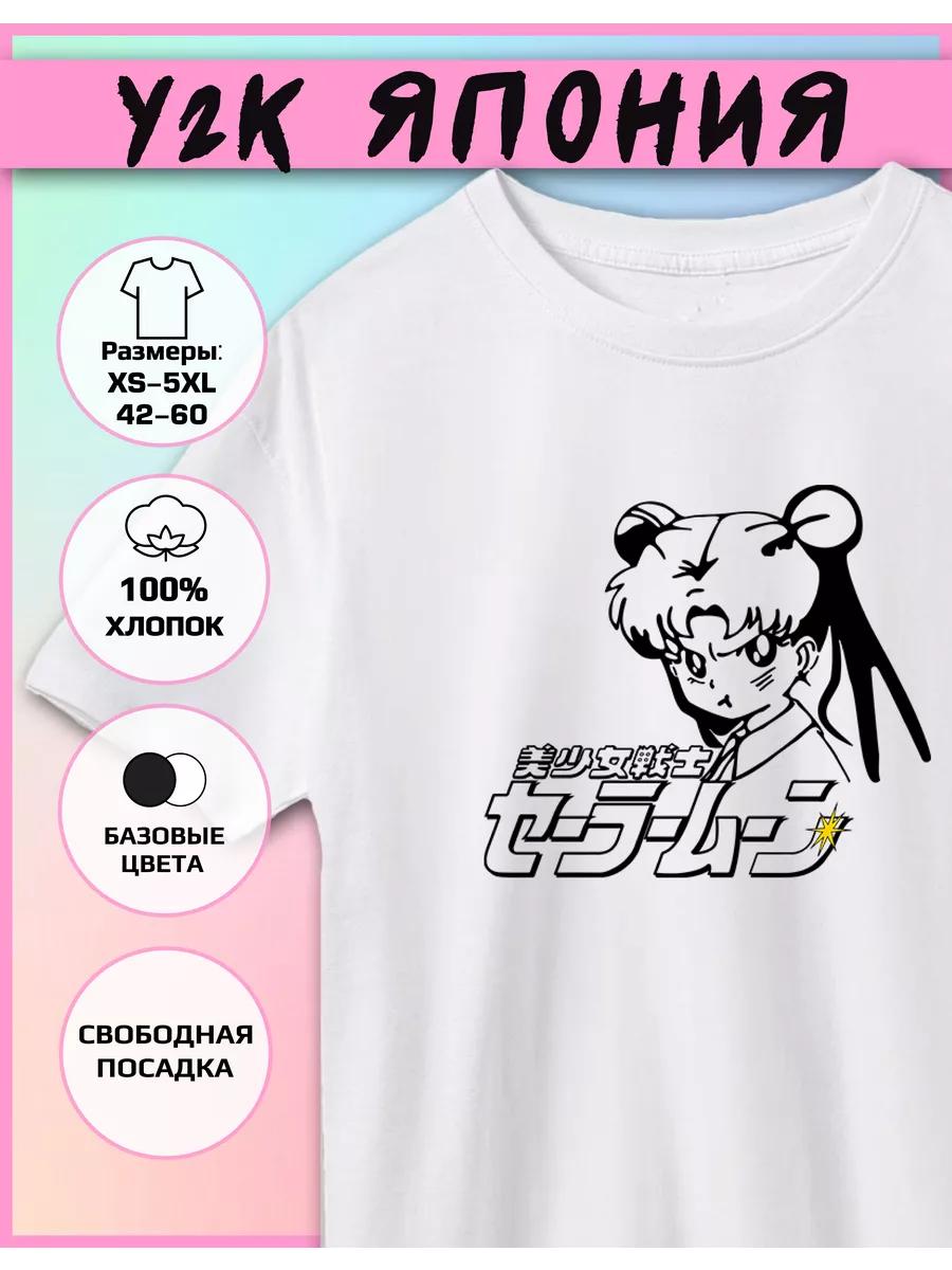Y2K Japan Retro Printed T-shirt L