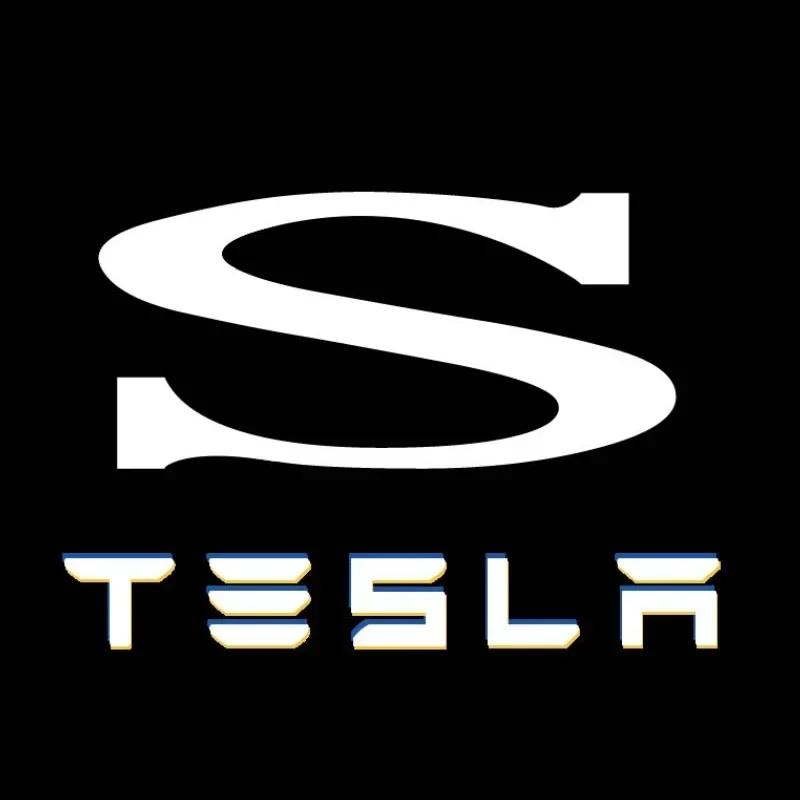 

Car Sticker 2025 Hot 2pcs for Tesla Model S 3 X Y Led The latest upgrade Non-fade Car Door Welcome Light logo Projector Laser la