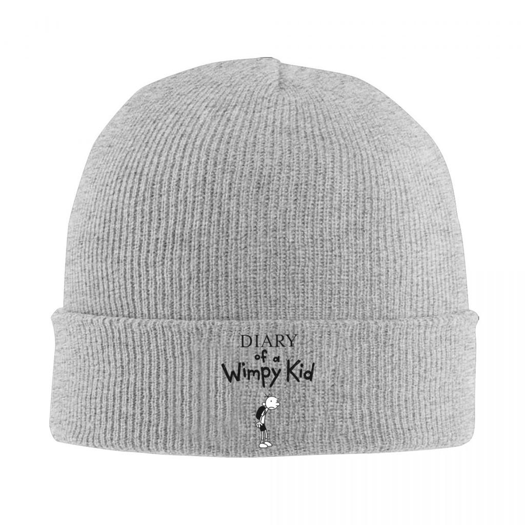 Diary Of A Wimpy Kid Warm Knitted Cap Fashion Bonnet Hat Autumn Winter Outdoor Beanies Hats for Men Women Adult
