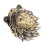 Animal Head Wall Decoration Statues Vintage Resin Lion Head Wall Hanging Decor Bedroom Home Simulation Statue Ornament