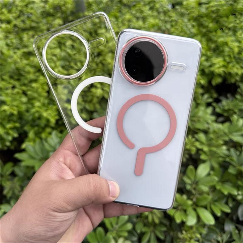 Hülle Für Poco F7 Ultra F7 Pro 5G Magnetisch Für MagSafe Transparente Harte Abdeckung Für Xiaomi POCO F7Pro Schlank Luxus Mode Stoßstange