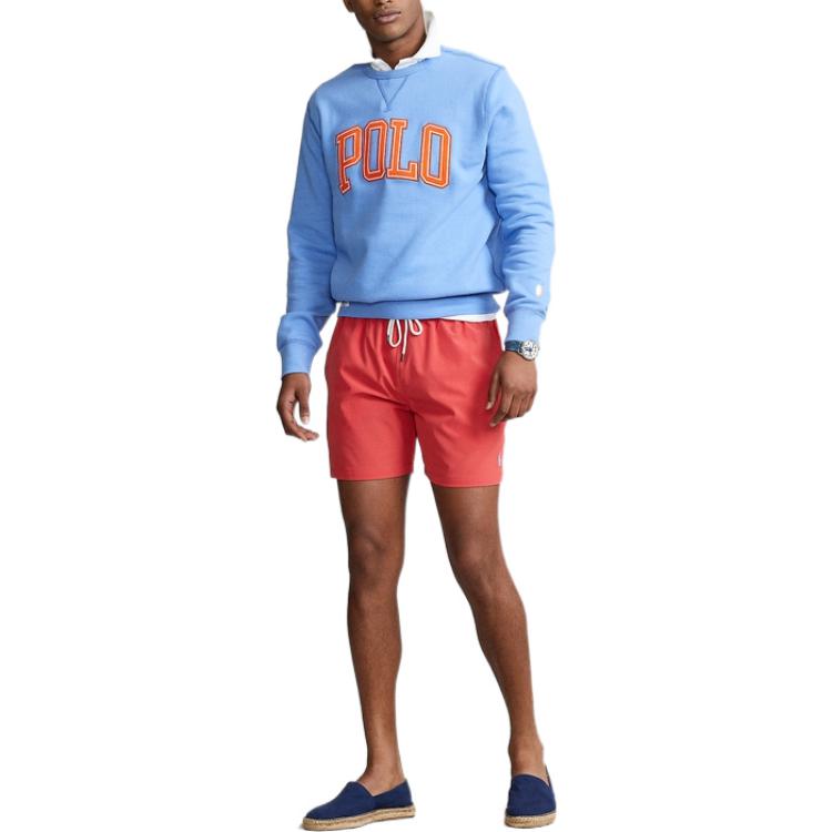 Polo Ralph Lauren Ss22 Solid Color Letter Logo Pullover Sweatshirt Men sweatshirt Blue MNPOKNI16821821-430