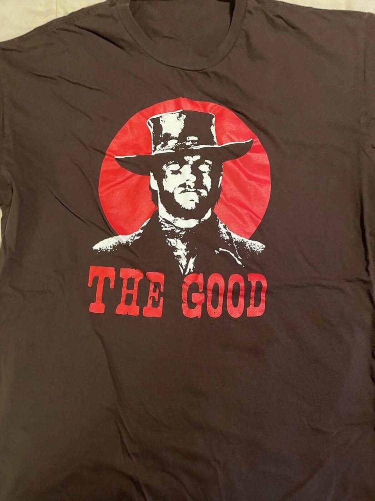 The Good Clint Eastwood Shirt Short Sleeve Black Mens Unisex Unisex T-Shirt S