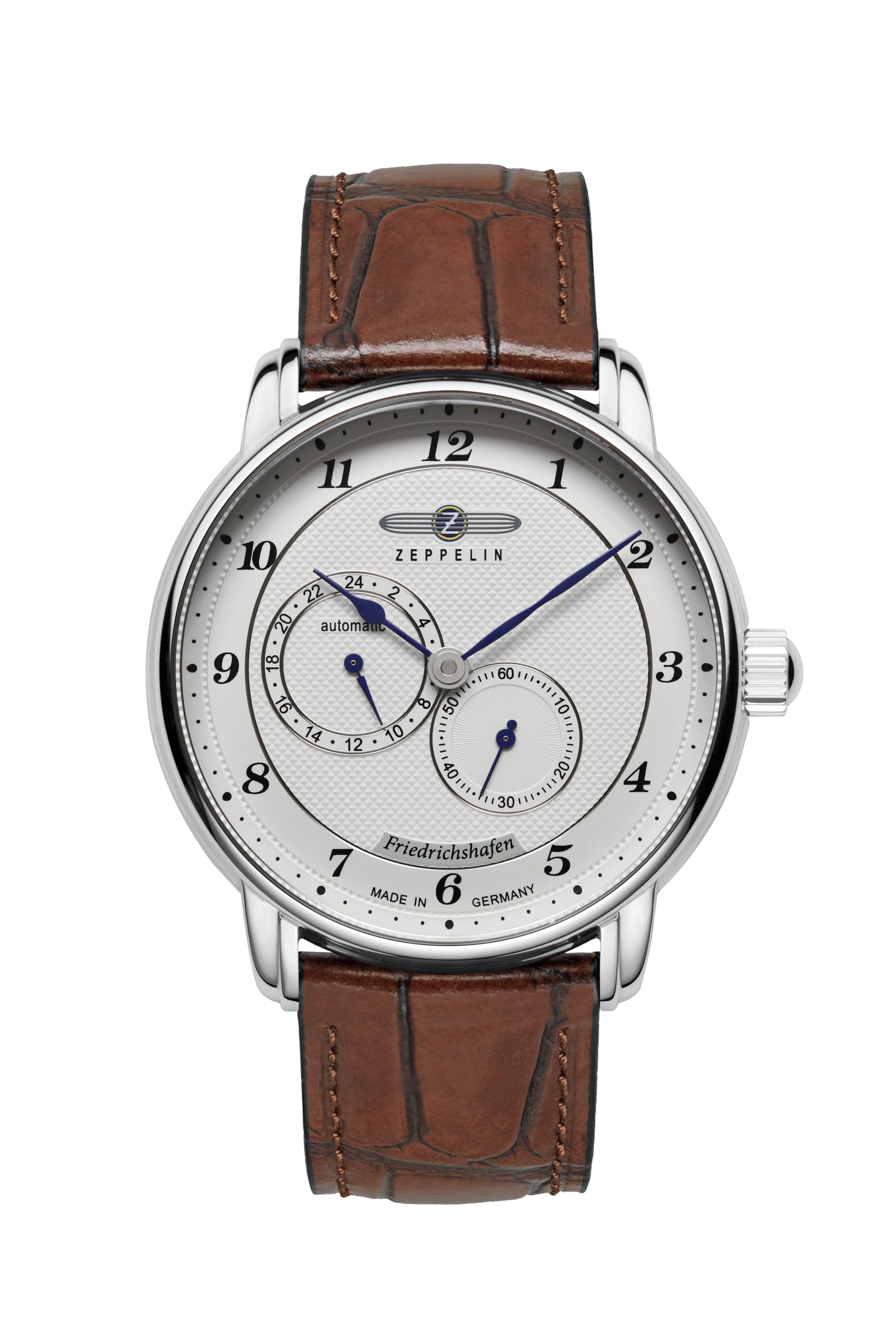 

Friedrichshafen Brown [Zeppelin] 8568-1 Men s Watch, [Used] білий