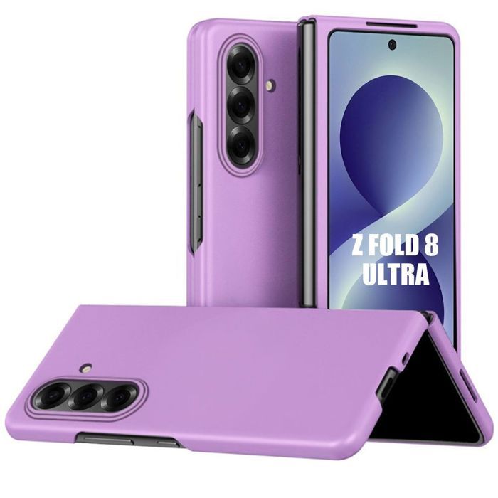 Hülle für Samsung Galaxy Z Fold 8 Ultra, Harter Kratzfester Stoßfester Schutz Violett