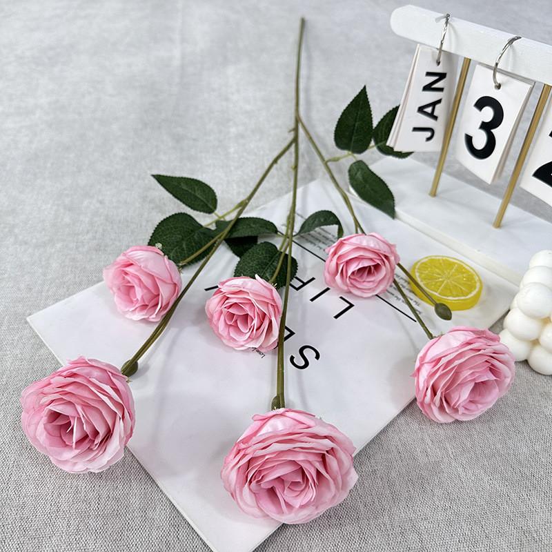 Silk Flower Wedding Decor Artificial Rose Arrangement For Photography And Home Decor