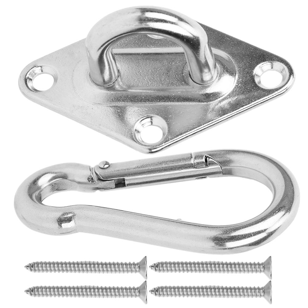 Cârlig cu placă de hamac din oțel inoxidabil 304, leagăn, sac de nisip, sac de box, cataramă agățată