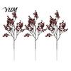 Orange Silk Plants for Halloween Decoration Realistic Artificial Flowers Autumn Home Decoration, Floral Lifelike Branches Seasonal Display Table