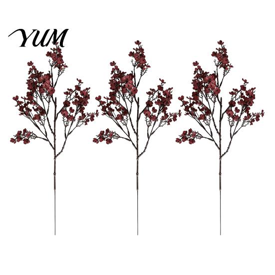 Orange Silk Plants for Halloween Decoration Realistic Artificial Flowers Autumn Home Decoration, Floral Lifelike Branches Seasonal Display Table