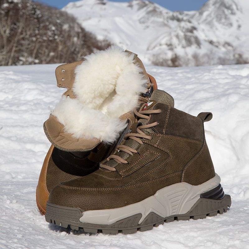 

Северо-восточные зимние ботинки мужские зимние утепленные ботинки большого размера хлопковые ботинки мужские зимние 44 коричневый