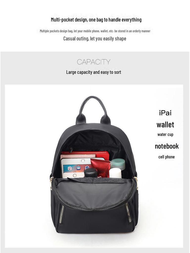 Damen 2025 Cross-Border Koreanischer Oxford-Stoff Rucksack: Modisch, Vielseitig, Ideal für Urlaubsreisen und Schule.