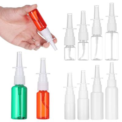5/10/20/30/50ml Plastikowy Dozownik Mgiełki Pojemnik Wielokrotnego Użytku Butelka z Rozpylaczem Pusta Nasadka do Nosa Atomizer do Nosa Butelki z Kroplomierzem