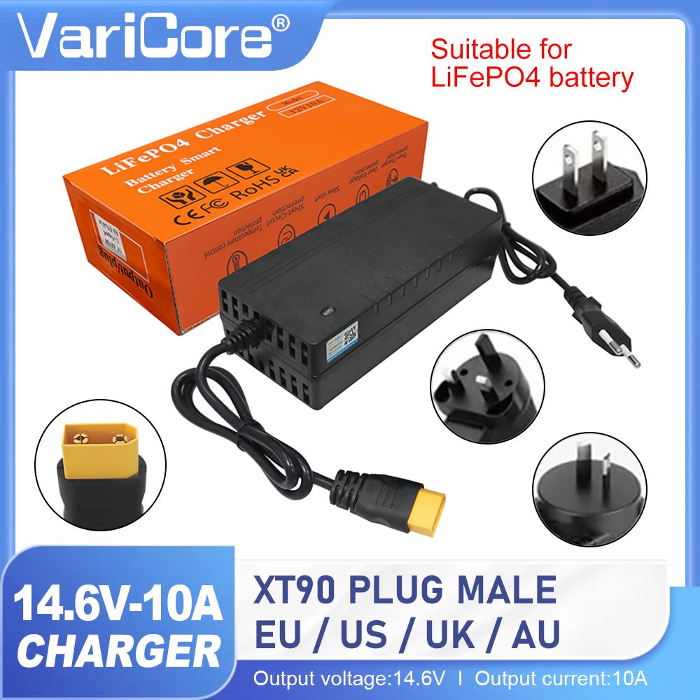 12v 20A 10A 4S High Power 14.6V/12.8V Lifepo4 Charger 110-220V for Lithium iron phosphate Battery Pack